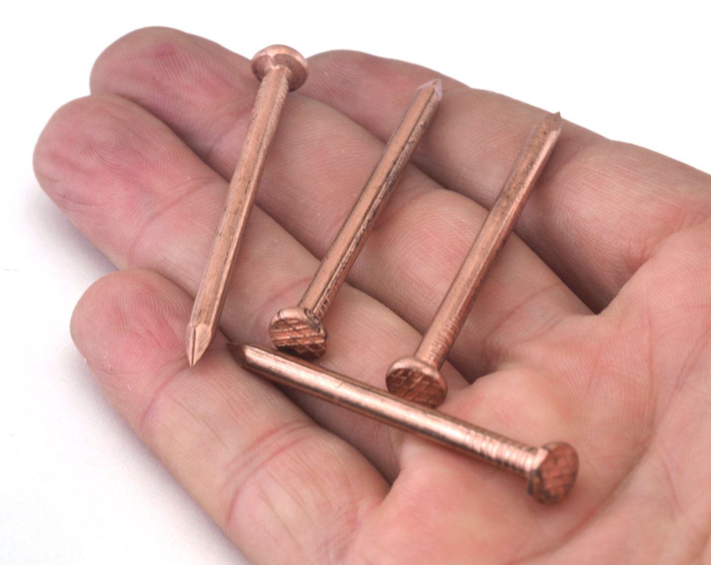 Escutcheon Pins 50mm (3.5mm thickness) Nails Raw Copper tacks brads String art OZ2536-450