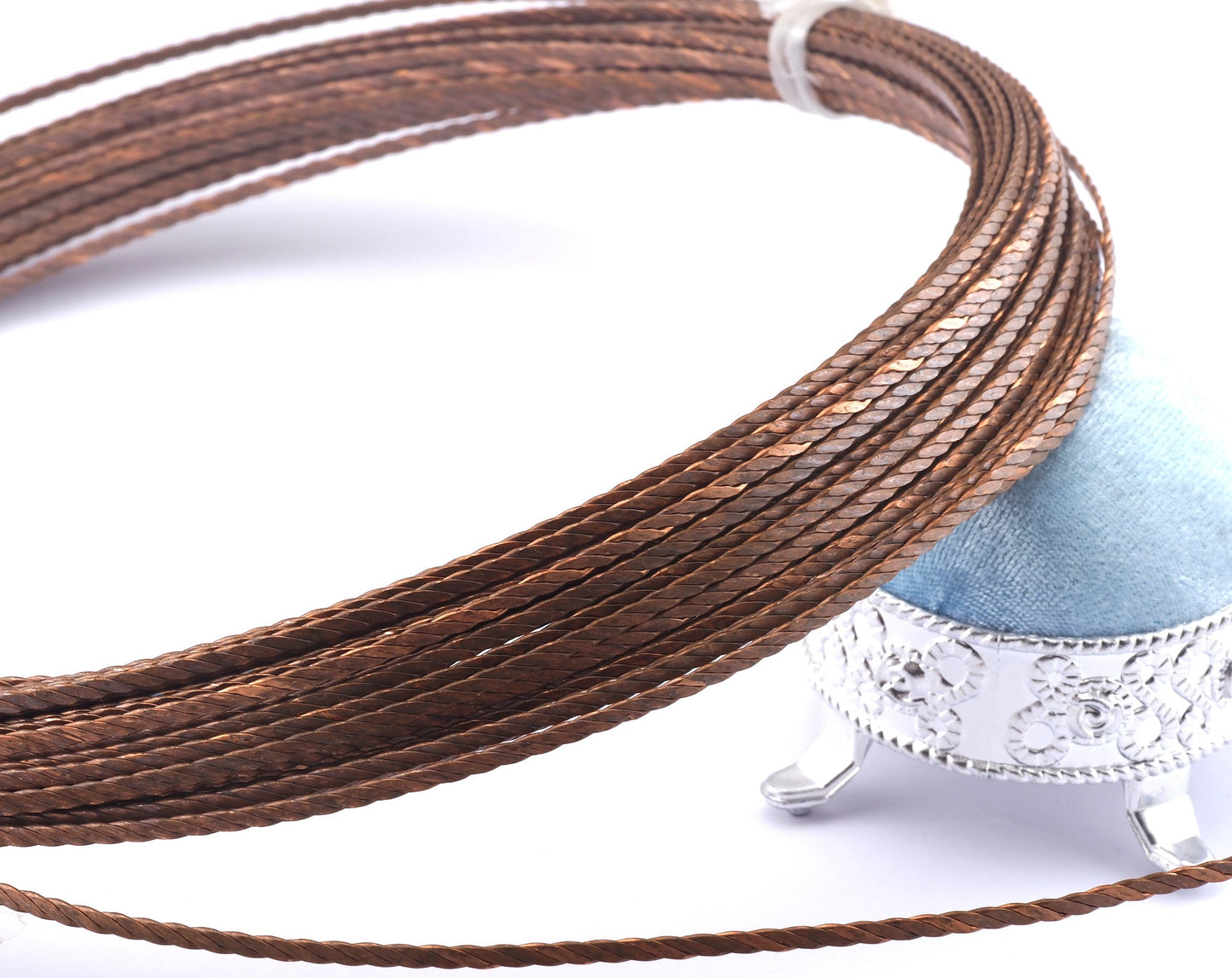 Swirl Raw Copper Strip sheet 3.5mm (1.75mm thickness) RF8-01