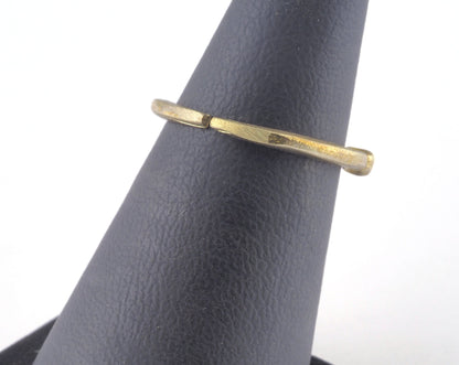 Ring Adjustable Ring Loop Bezel Raw brass (16mm 5.5US inner size - Adjustable ) OZ2665 ring19