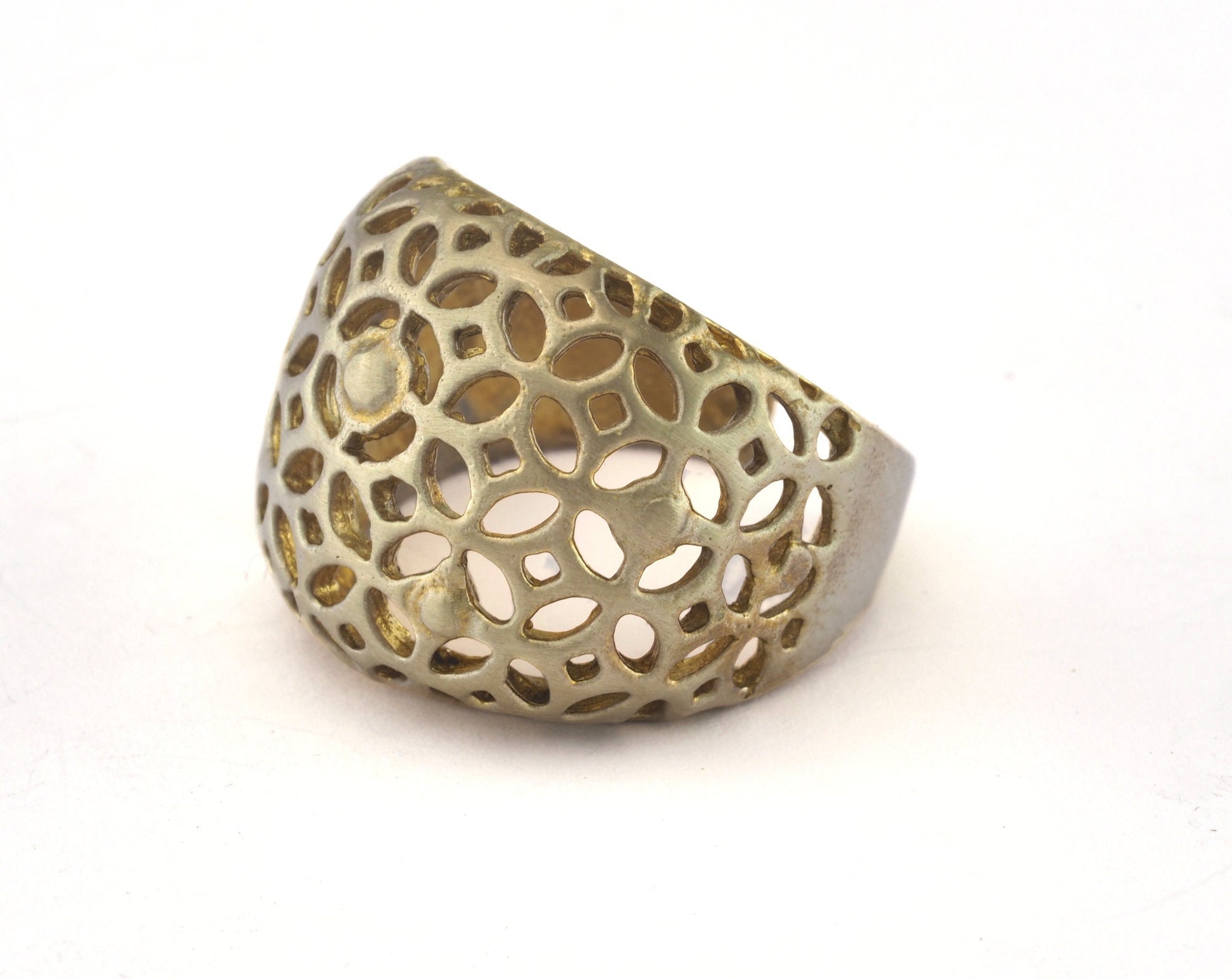 Adjustable Ring Raw brass (19mm 9US inner size) OZ2667