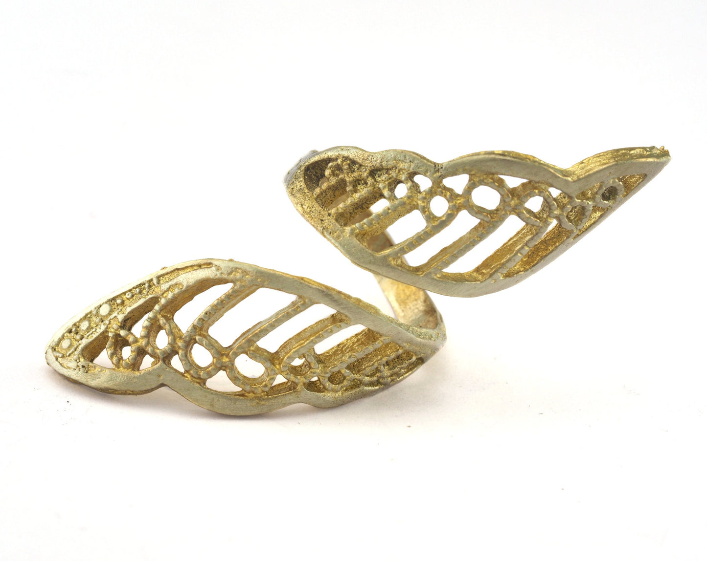 Adjustable Ring Raw brass (18.5mm 8.5US inner size) OZ2706