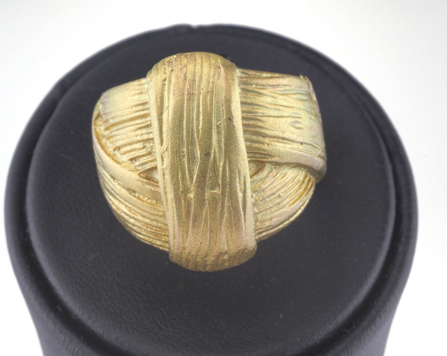 Knot Ring Adjustable Ring Raw brass (19mm 9US inner size) OZ2727