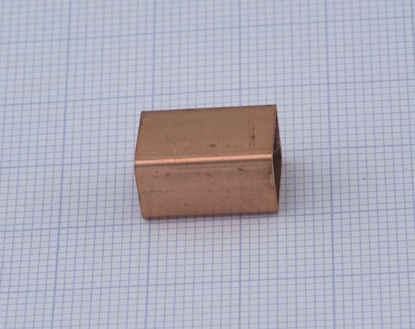 Square Tube Raw Copper 9x15mm (8x8mm hole) findings OZ2603-168