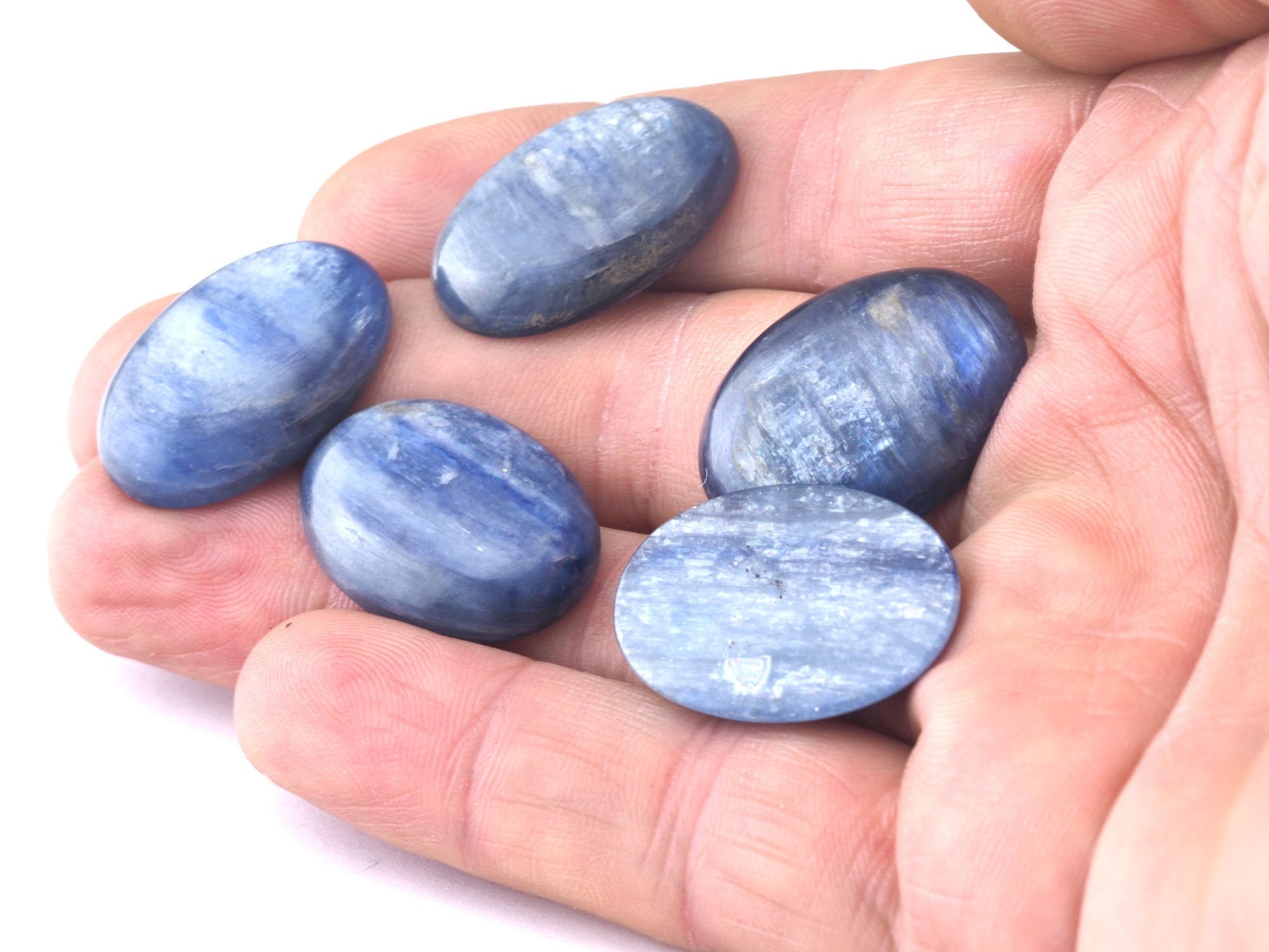 Kyanite genuine oval cabochon 18x25mm - no hole cab109-03