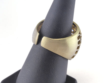 Adjustable Ring Raw brass (18mm 8US inner size) OZ2631