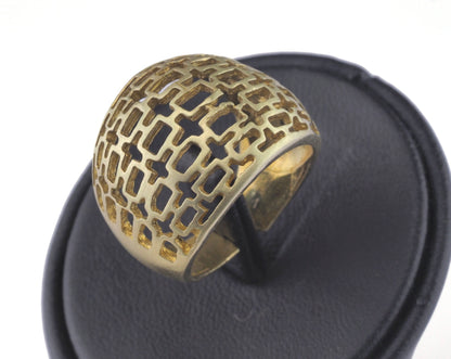 Adjustable Ring Raw brass (18mm 8US inner size) OZ2631