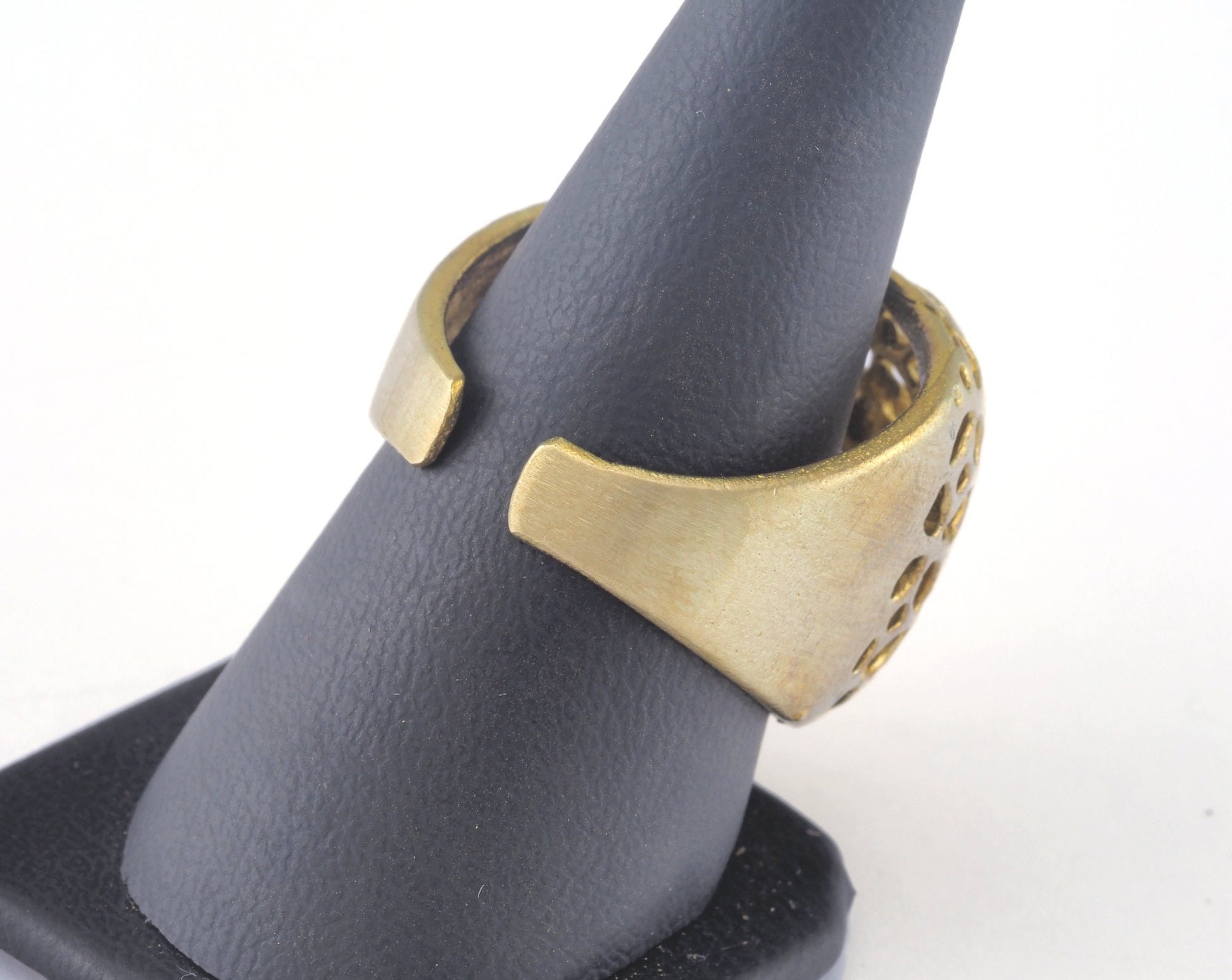 Adjustable Ring Raw brass (19mm 9US inner size) OZ2667