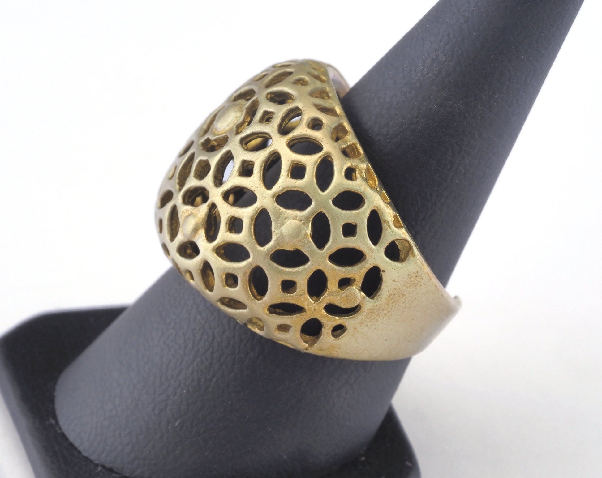 Adjustable Ring Raw brass (19mm 9US inner size) OZ2667