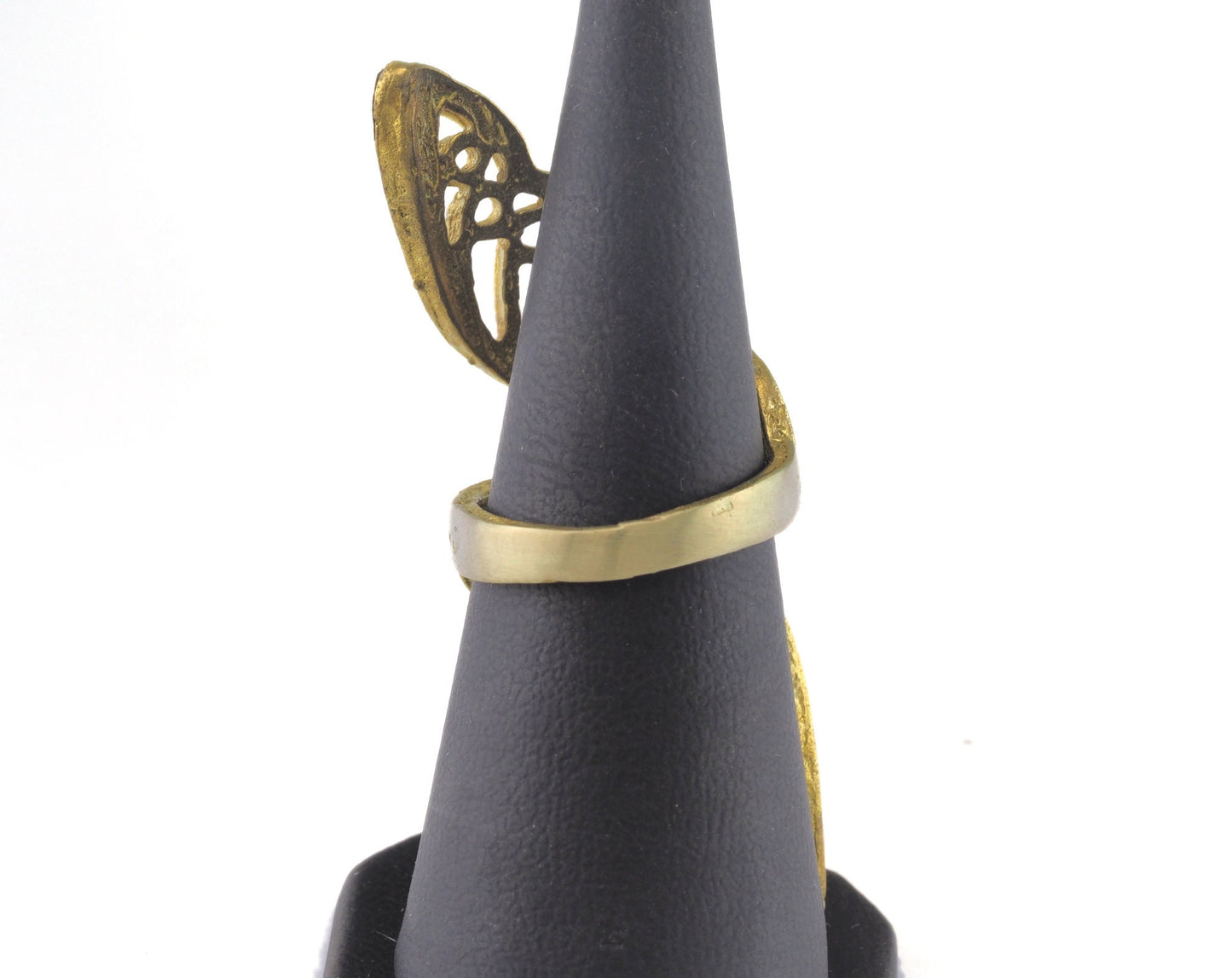 Adjustable Ring Raw brass (18.5mm 8.5US inner size) OZ2706