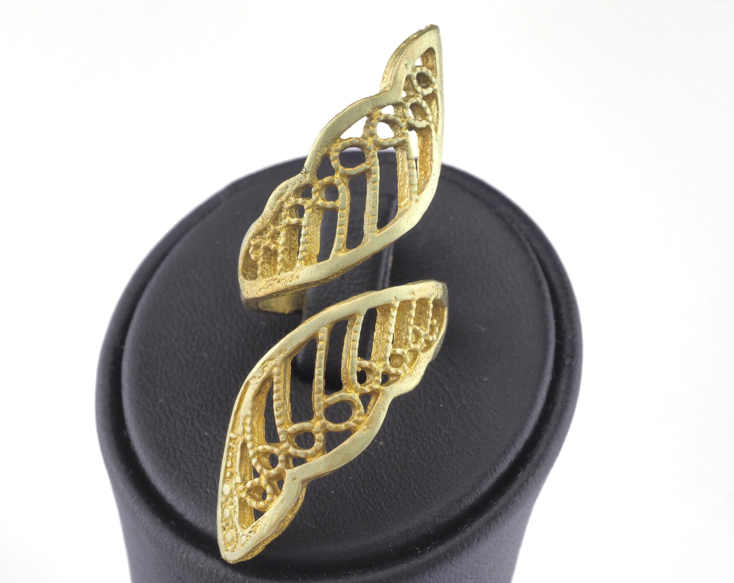 Adjustable Ring Raw brass (18.5mm 8.5US inner size) OZ2706