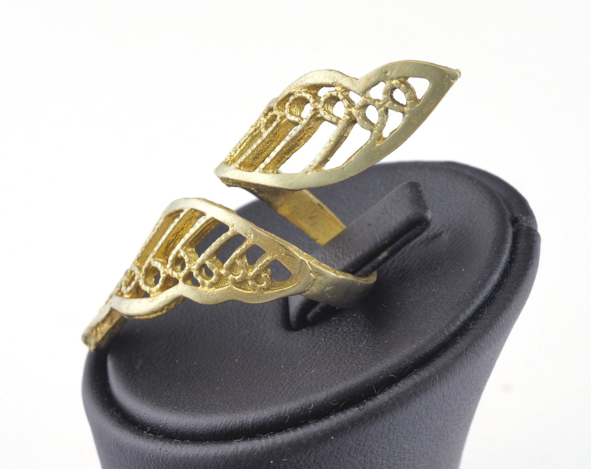 Adjustable Ring Raw brass (18.5mm 8.5US inner size) OZ2706