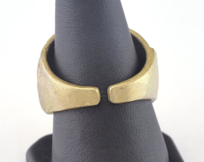 Knot Ring Adjustable Ring Raw brass (19mm 9US inner size) OZ2727
