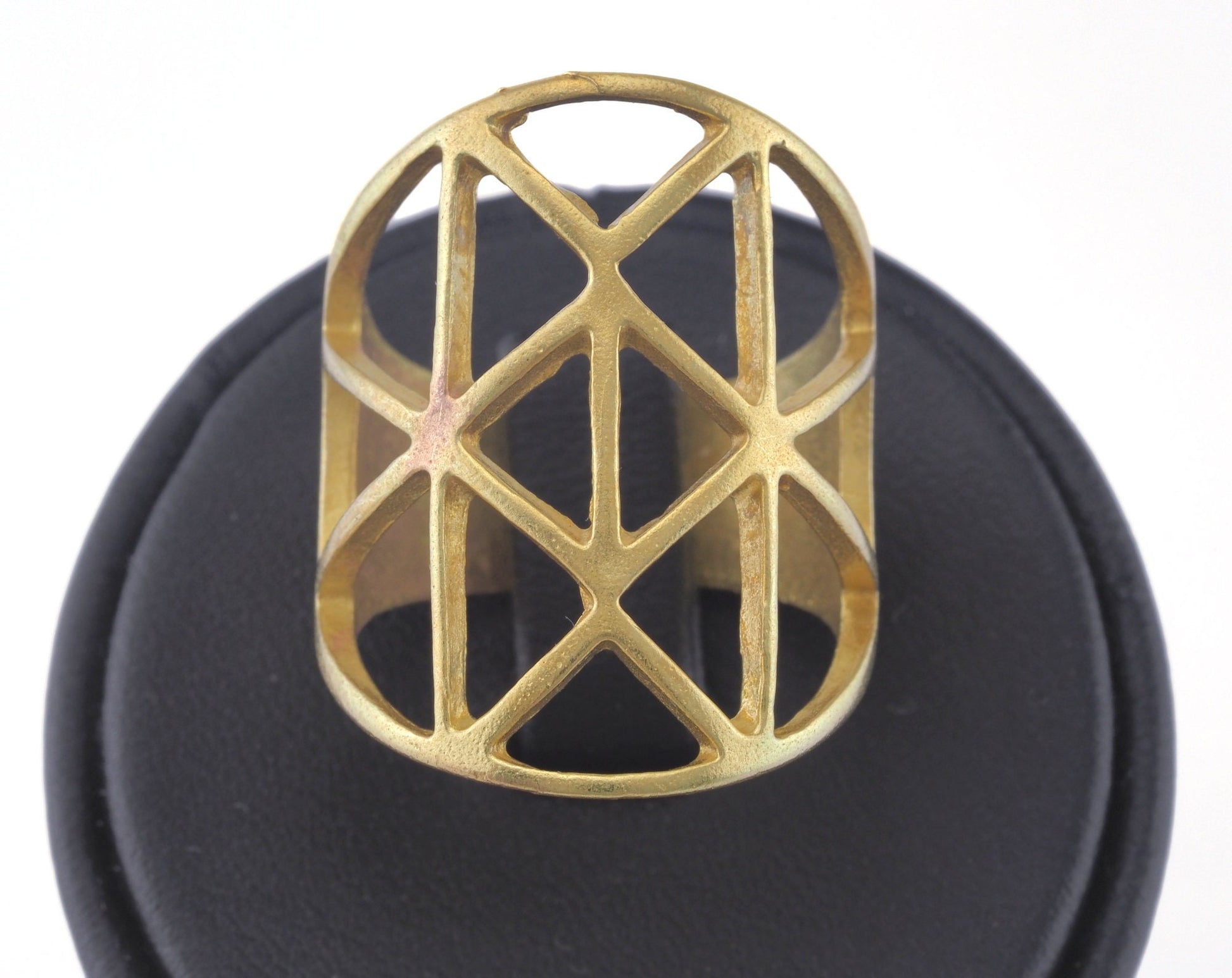 Adjustable Ring Raw brass (18mm 8US inner size) OZ2750