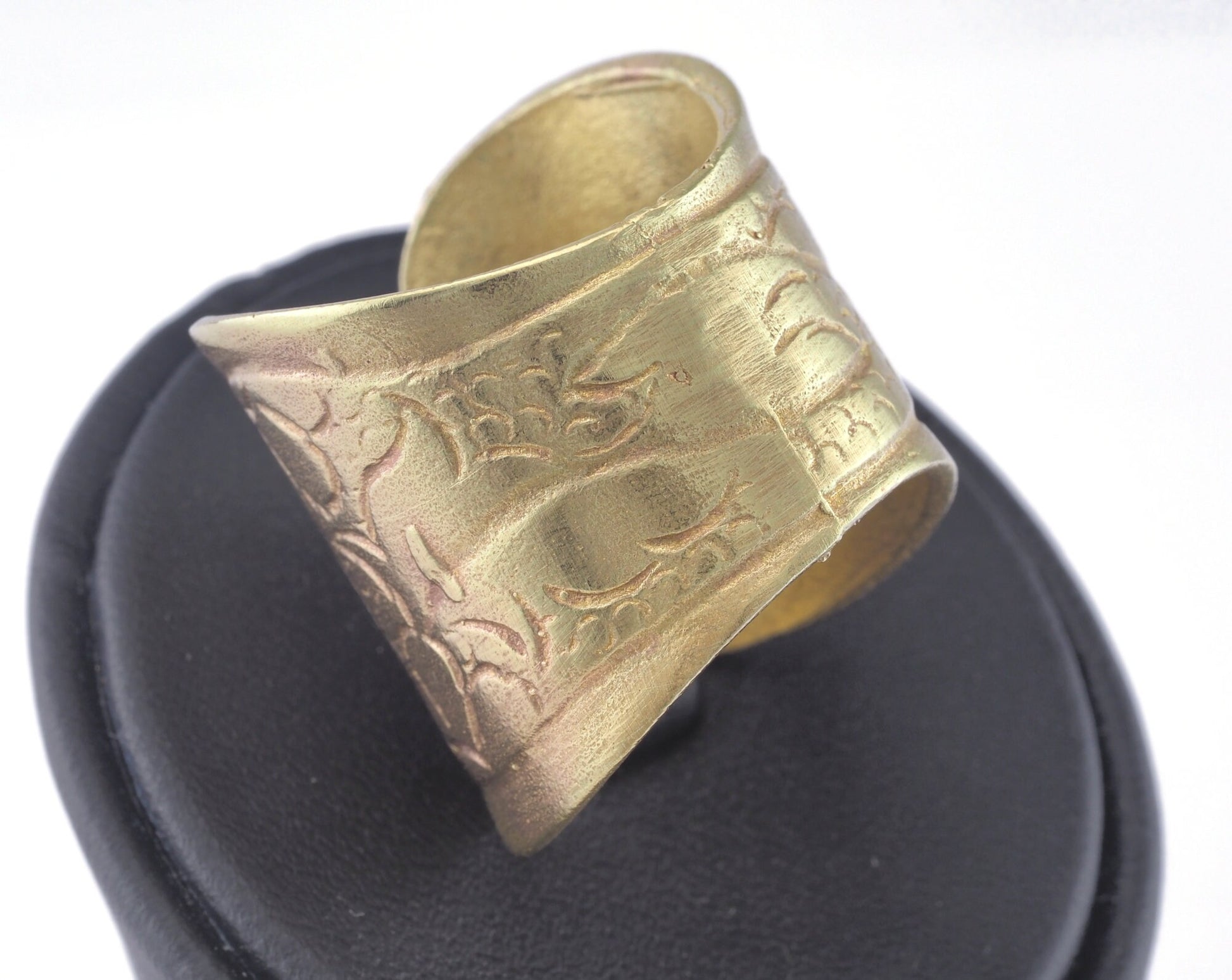 Adjustable Ring Raw brass (18.5mm 8.5US inner size) OZ2751