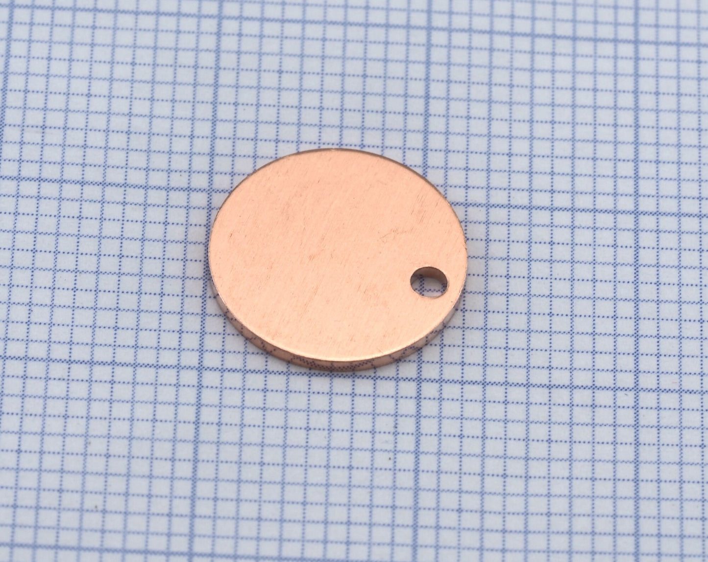 Coin Round Disc 12mm Stamping blank tag shape Raw copper OZ3037-80