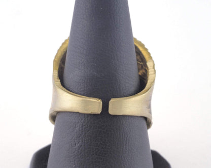 Adjustable Ring Raw brass (18mm 8US inner size) OZ2760