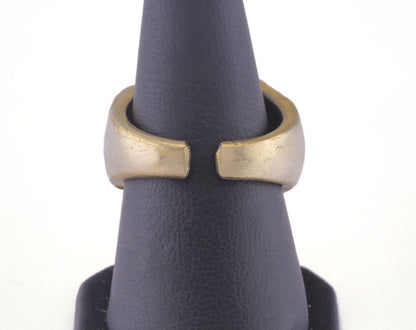 Ring Adjustable Ring Bezel - Raw brass (18mm 7.5US inner size - Adjustable ) OZ2845