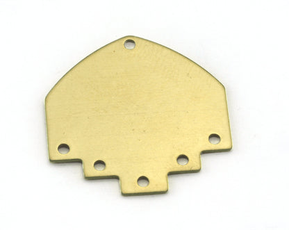 Geometric Stamping Blanks Connector (Optional holes) Charms Raw Brass 26x26mm 0.8mm thickness Findings OZ3138-330