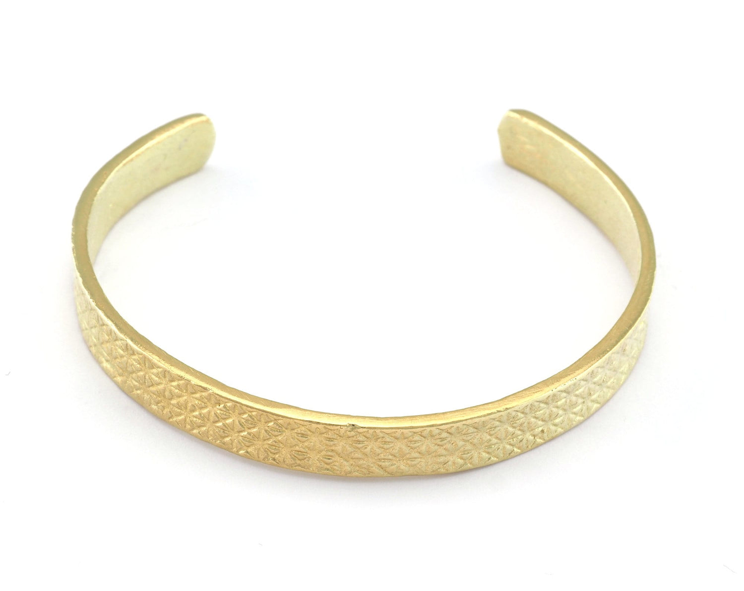 Textured Bracelet Brass Adjustable (57mm inner size - Adjustable ) OZ2974