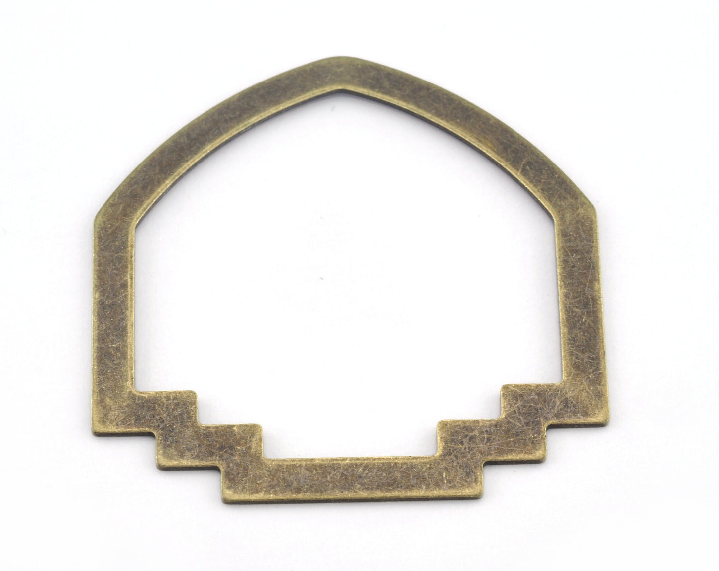 Geometric (Optional holes) Charms Antique Bronze Plated Brass 40x40mm 0.8mm thickness Findings OZ3111-280