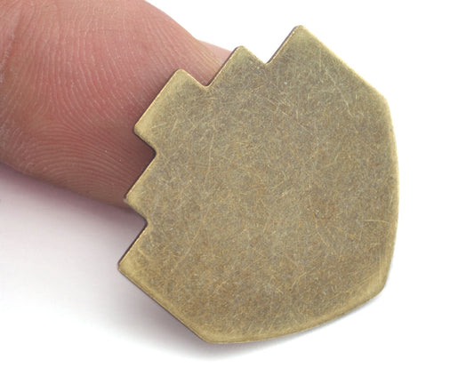 Geometric Stamping Blanks (Optional holes) Charms Antique Bronze Plated 26x26mm 0.8mm thickness Findings OZ3137-330