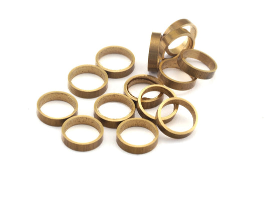 Raw Brass Ring 8x2mm (hole 7mm) 3207 bab7