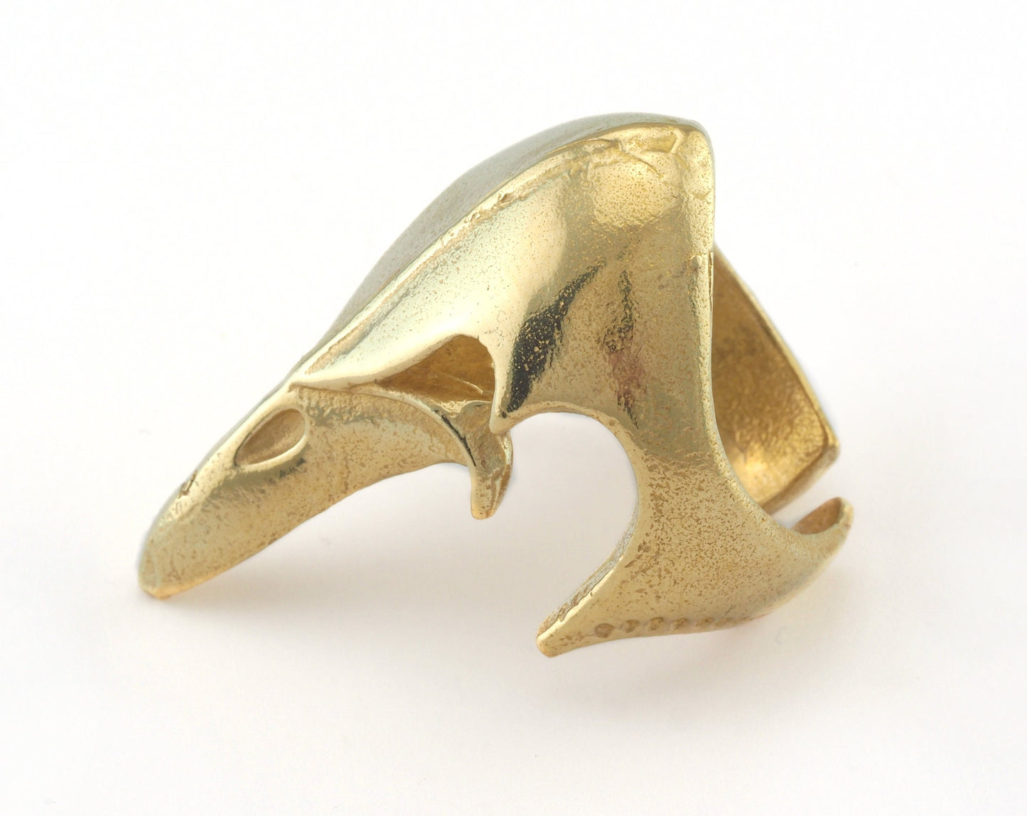 Eagle Ring Adjustable Raw Brass (21mm 11.5US inner size) OZ2890