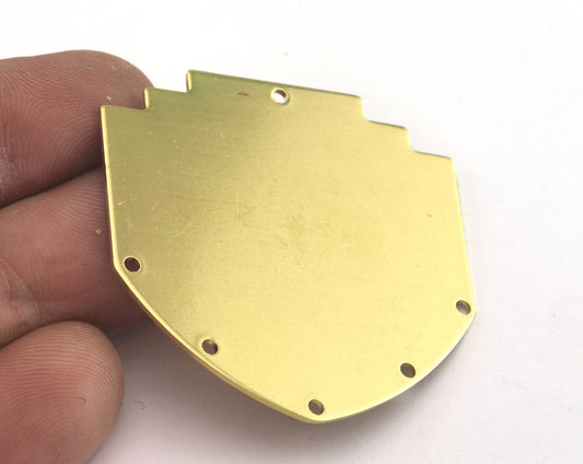 Geometric Connector (Optional holes) Charms Raw Brass 40x40mm 0.8mm thickness Findings OZ3121-850