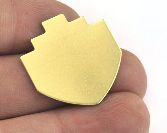 Geometric Stamping Blanks (Optional holes) Charms Raw Brass 26x26mm 0.8mm thickness Findings OZ3137-330