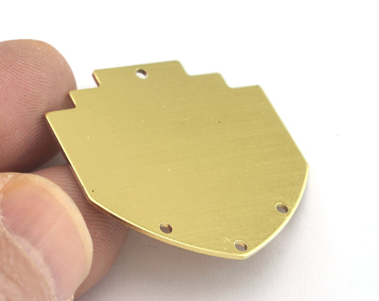 Geometric Blanks Tag Connector (Optional holes) Charms Raw Brass 33x33mm 0.8mm thickness Findings OZ3141-570