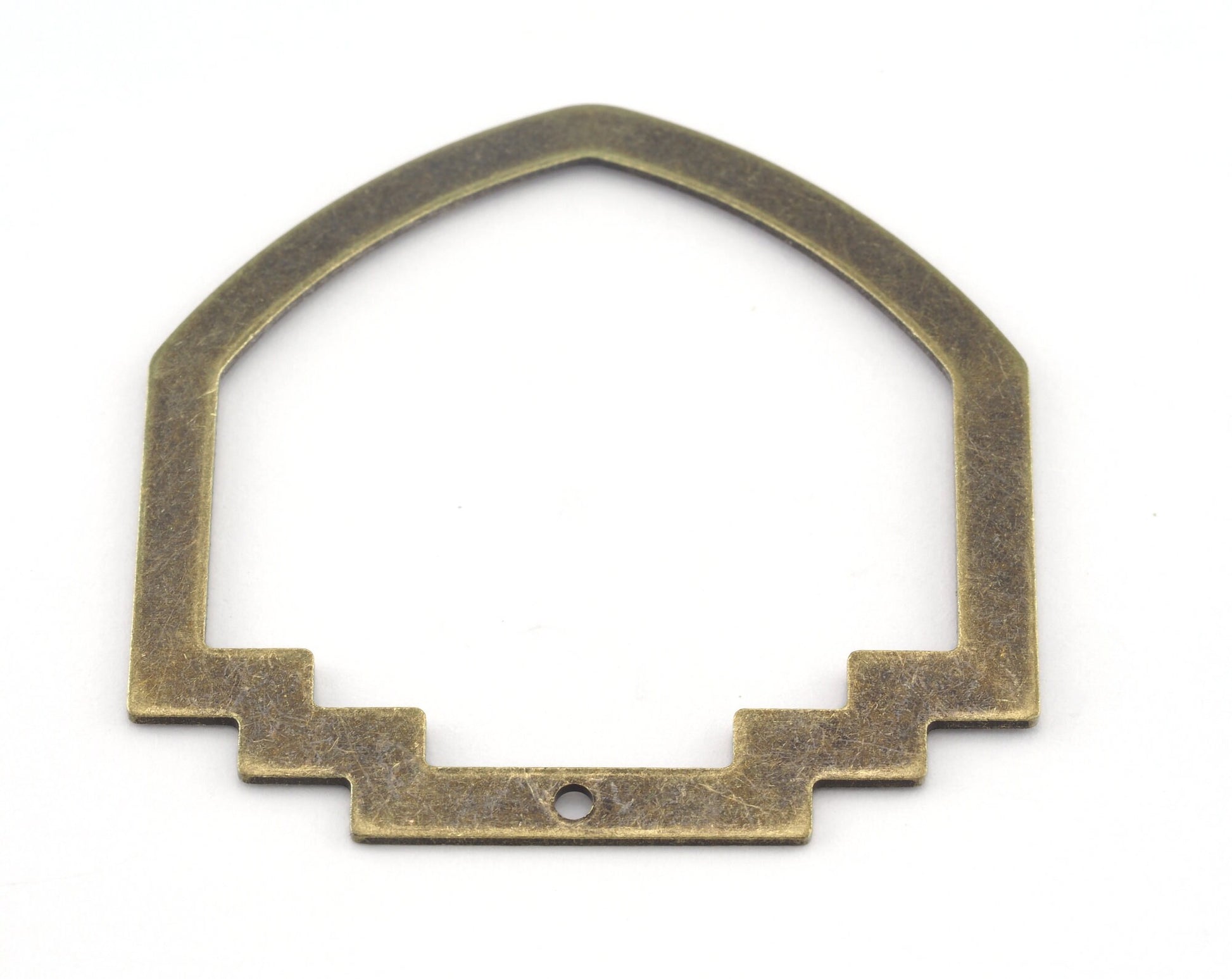 Geometric (Optional holes) Charms Antique Bronze Plated Brass 40x40mm 0.8mm thickness Findings OZ3113-280