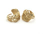 Leaf Ring Adjustable - Raw Brass (17mm 6.5US inner size) OZ766