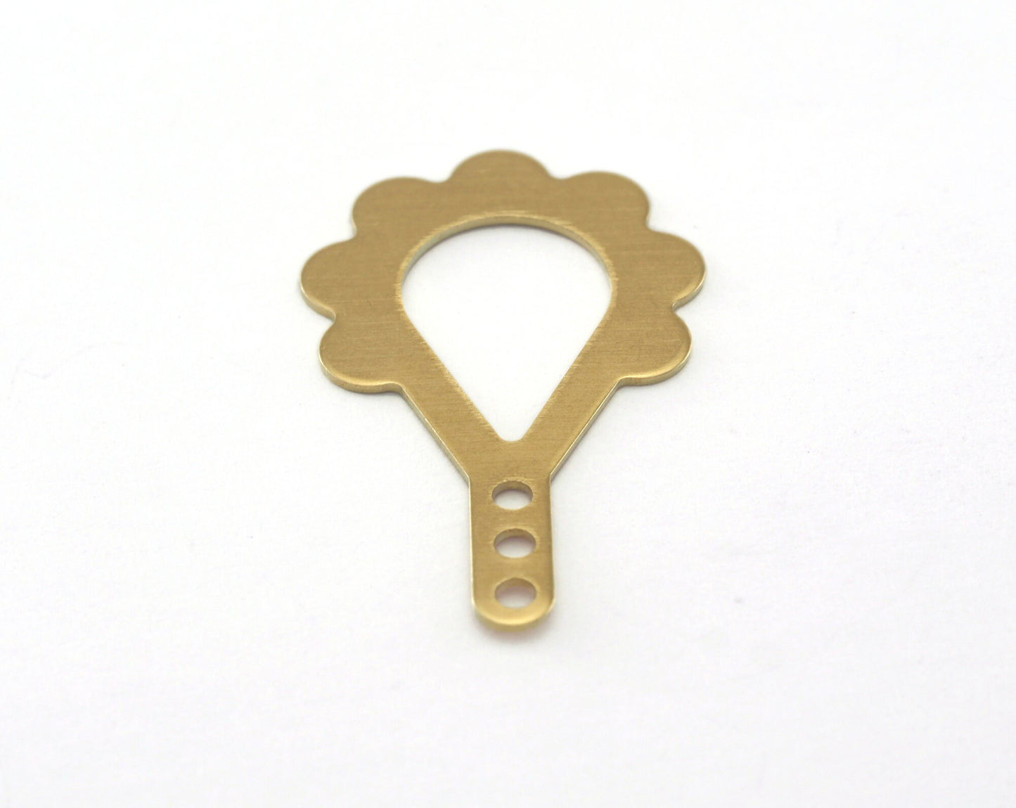 Raw Brass charms 25mm raw brass findings 3415-50