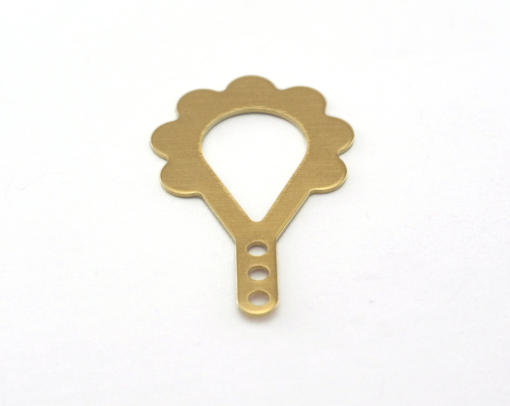 Raw Brass charms 25mm raw brass findings 3415-50