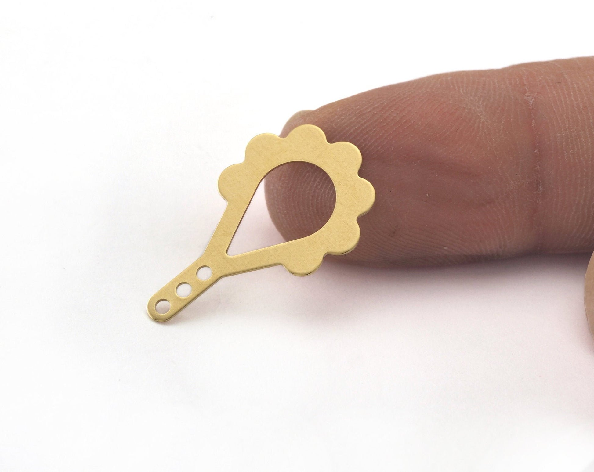 Raw Brass charms 25mm raw brass findings 3415-50