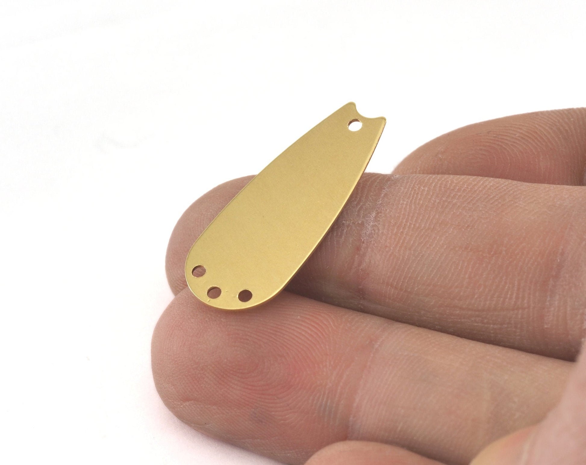 Raw Brass Drop Charms 28mm Raw Brass Findings 3417-98