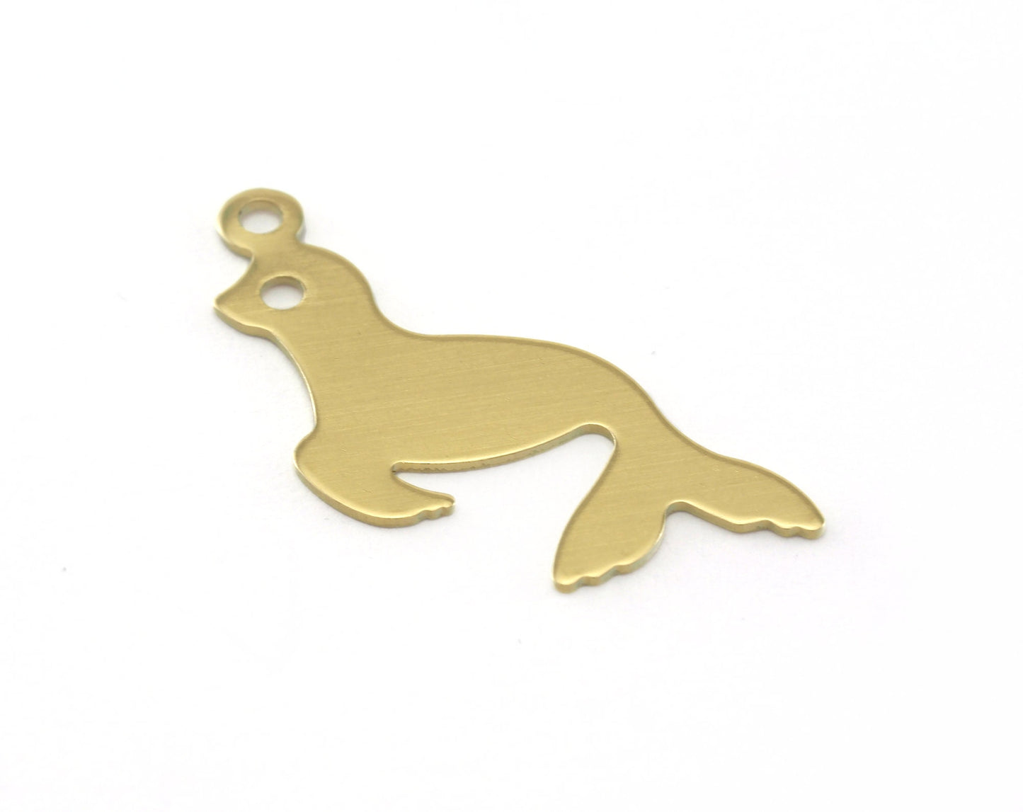 Seal Charms Raw Brass 23x19mm 0.5mm thickness Findings OZ3426-40