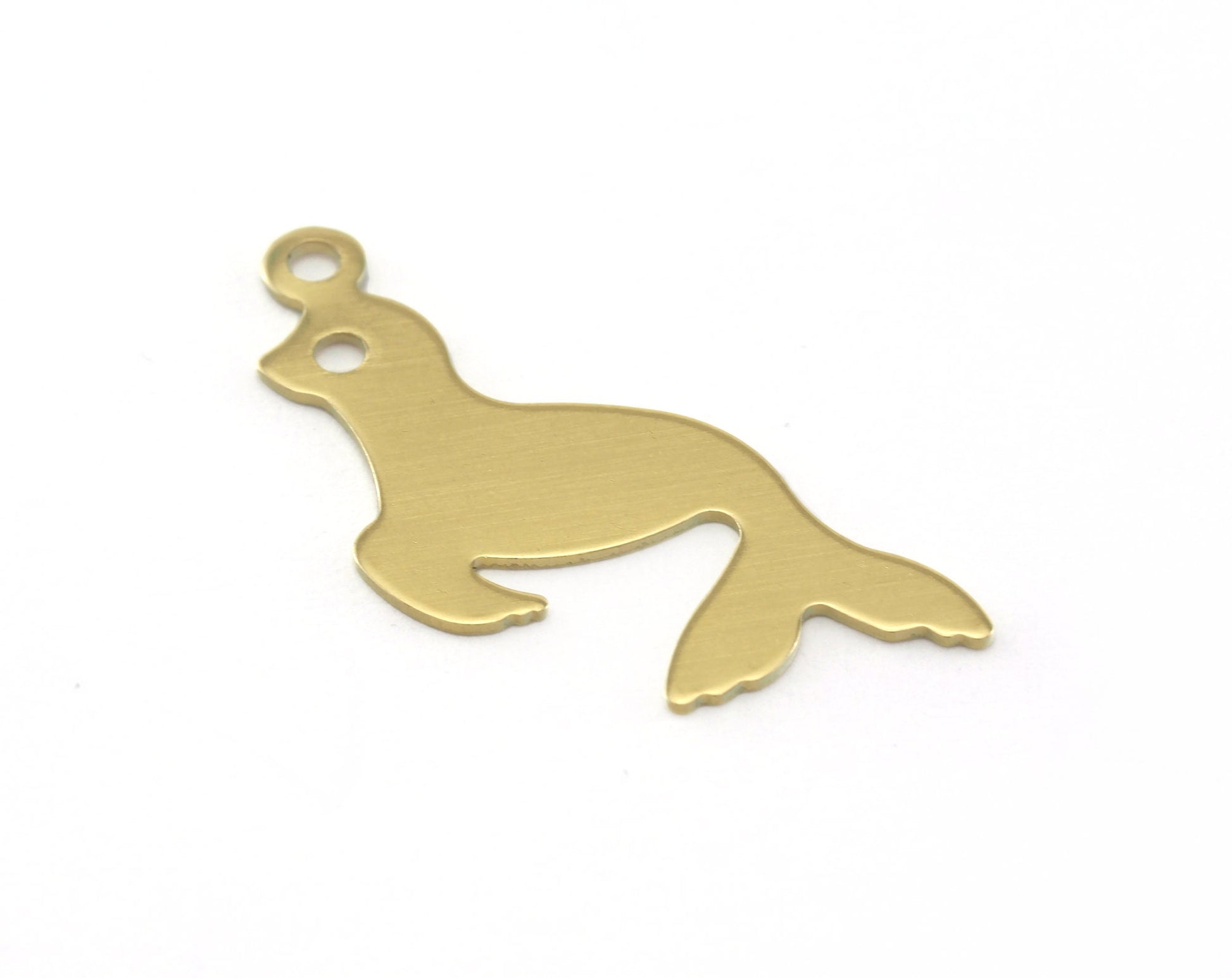 Seal Charms Raw Brass 23x19mm 0.5mm thickness Findings OZ3426-40
