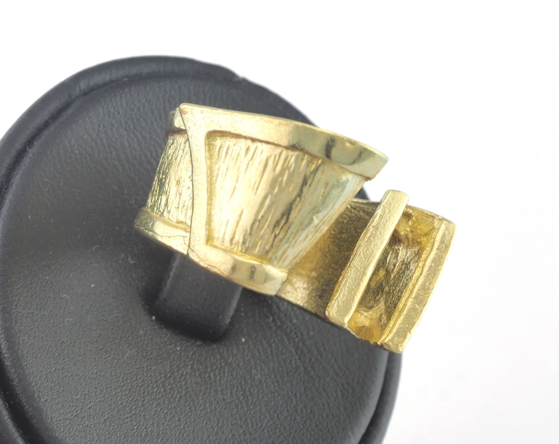 Adjustable Ring Raw Brass (18.5mm 8.5US inner size) Oz3267 ring28