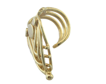 Adjustable Ring Raw Brass (16.5mm 6US inner size) OZ3341