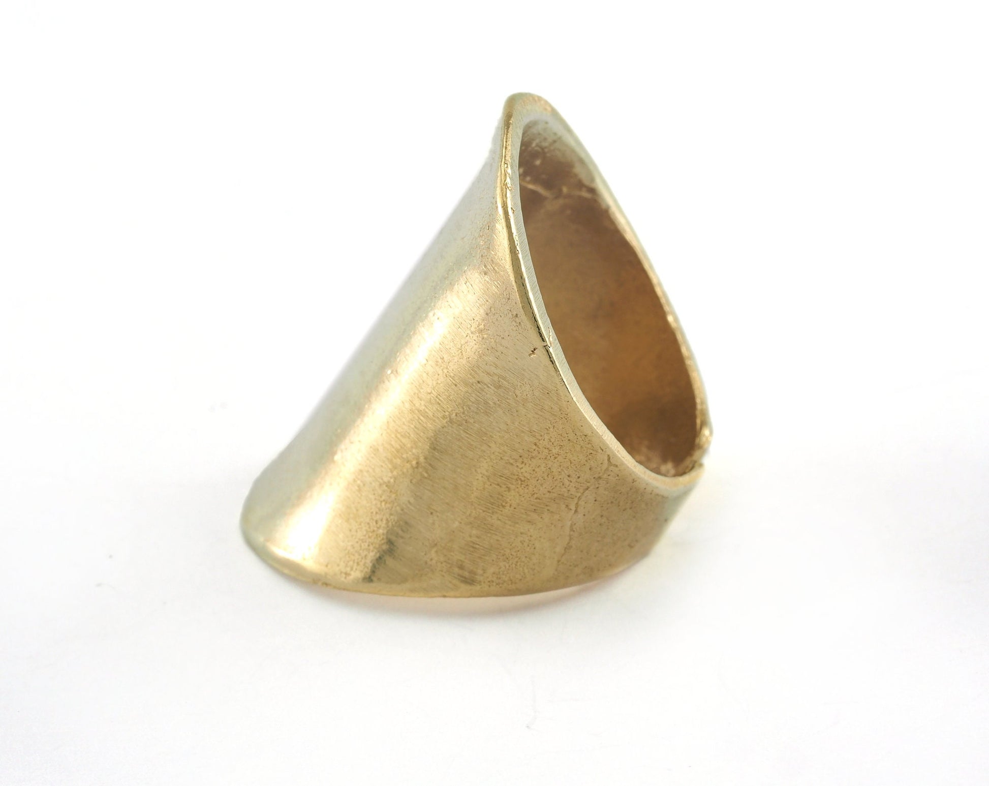 Adjustable Ring Raw Brass 31mm (17.5mm 7US inner size) OZ3359