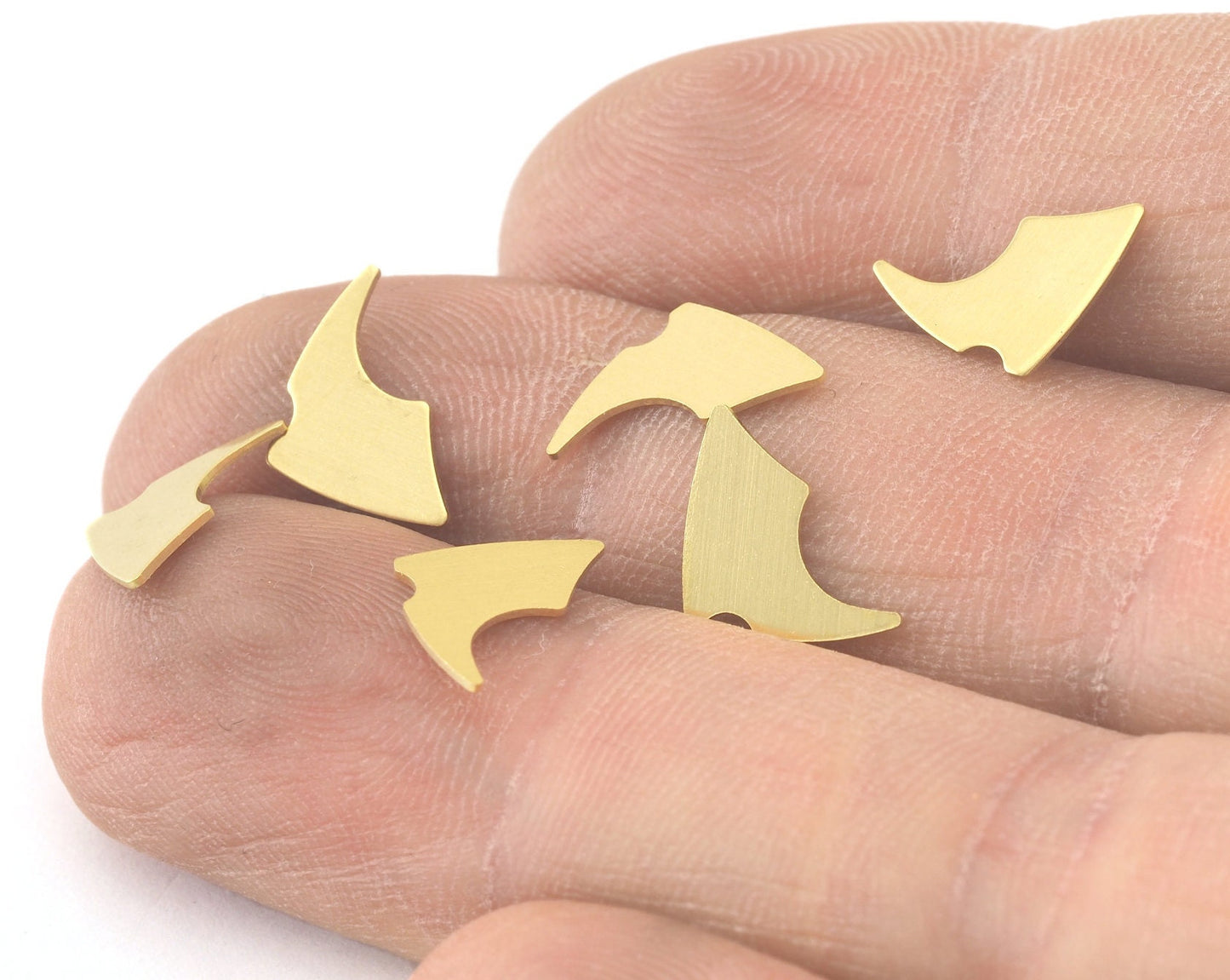 Raw Brass Charms 12x8mm (0.5mm thick) OZ3443-20
