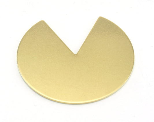 Geometric Raw Brass 37mm 0.8mm thickness Findings OZ3405-600