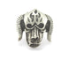 Dog Ring Adjustable Ring Antique Silver Plated brass (21mm 11US inner size) OZ2406 ring29