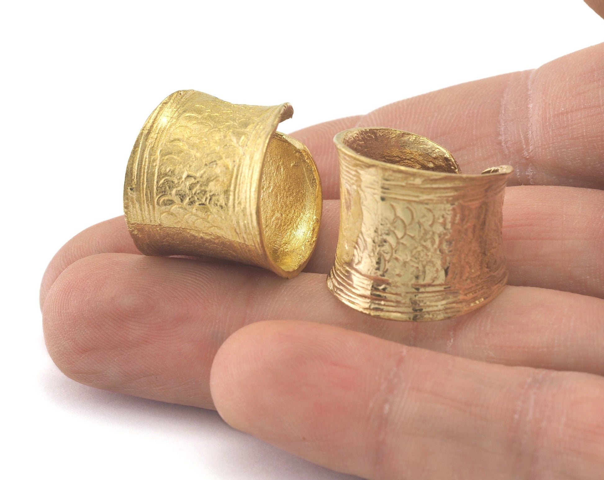 Adjustable Ring Raw Brass (16.5mm 6US inner size) OZ2004