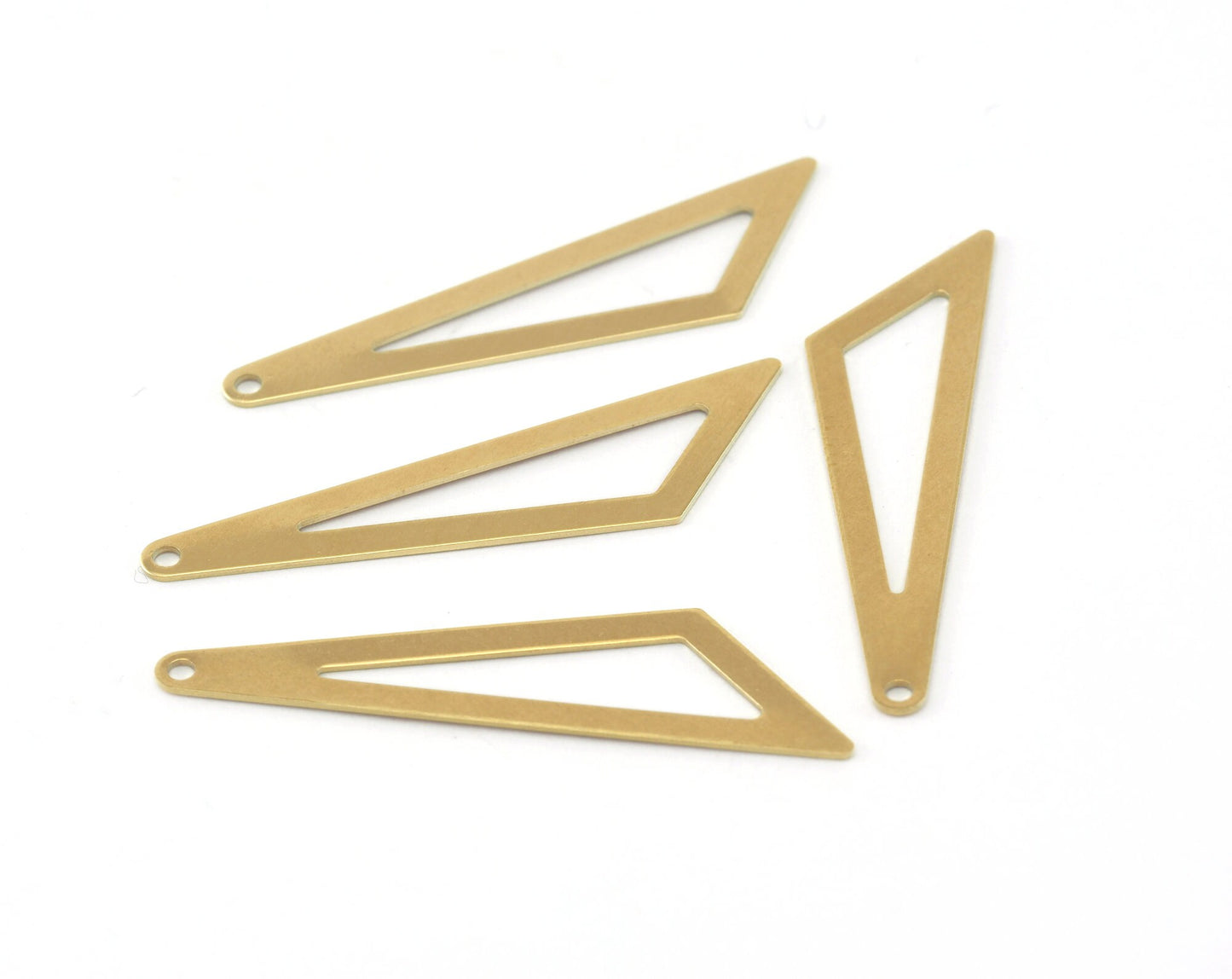 Geometric Charms Raw Brass 37x10mm 0.5mm thickness Findings OZ3421-60