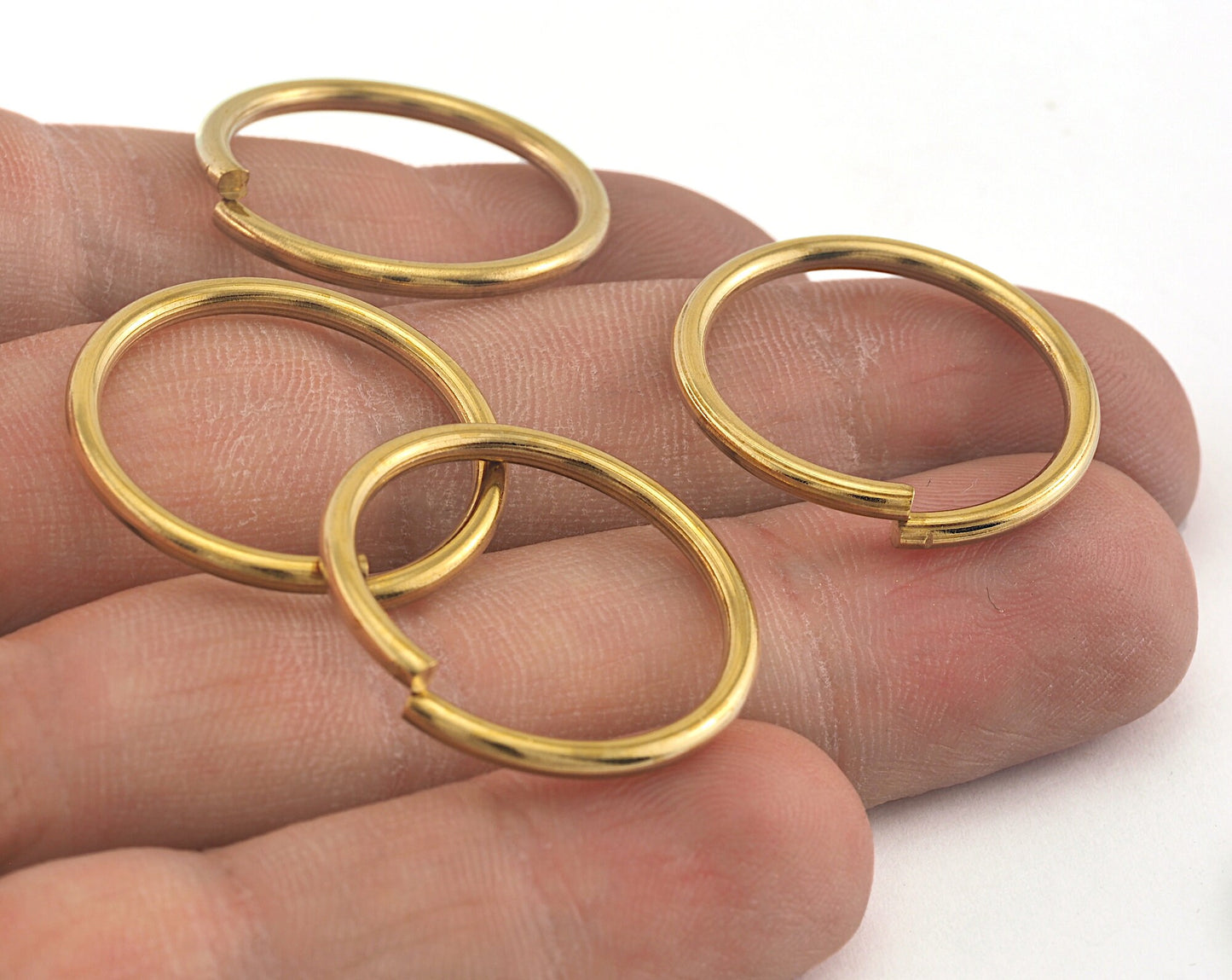 Open jump ring raw brass 24mm ( 2mm thickness ) findings OZ3487-190