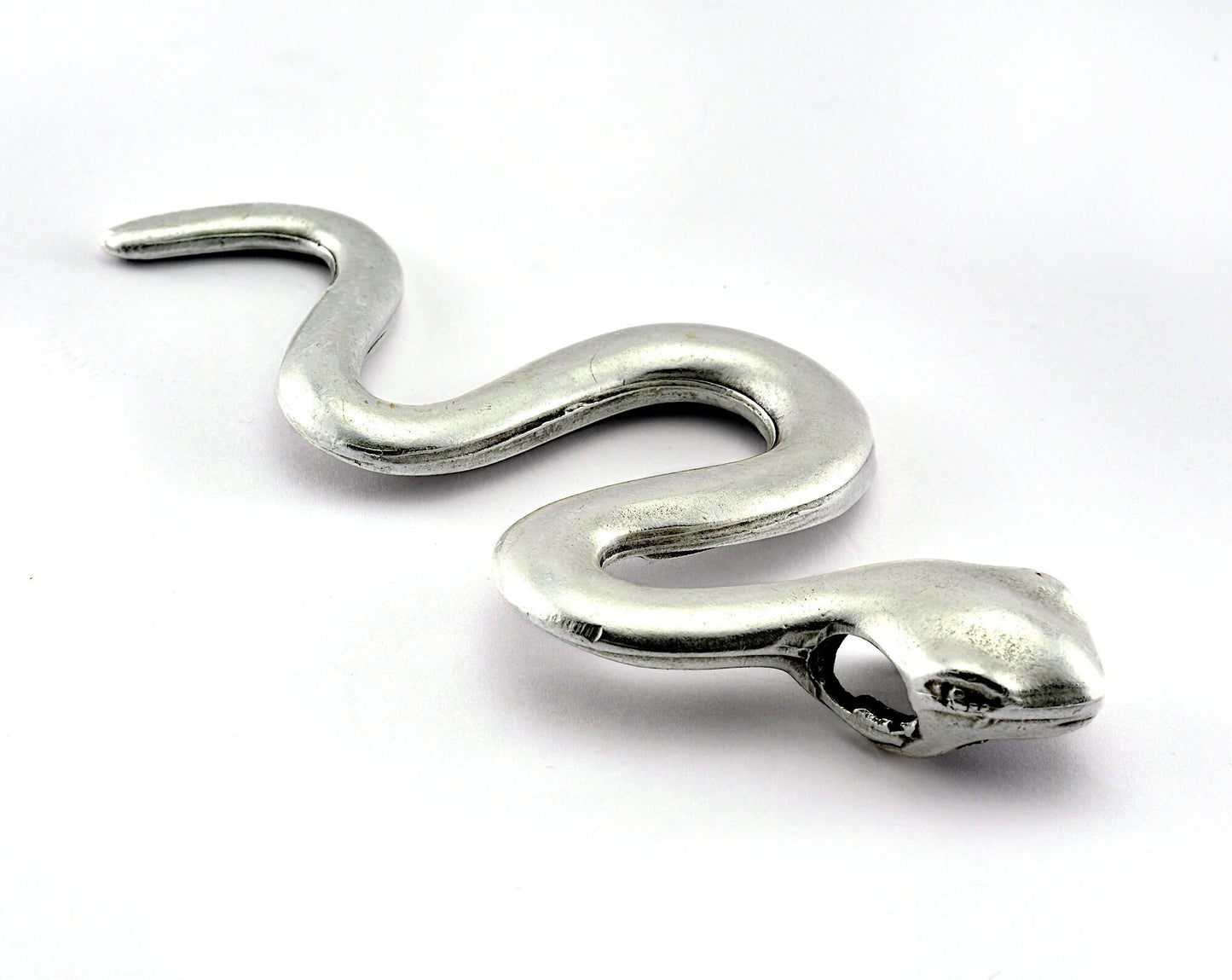 Snake Pendant 114mm antique silver plated alloy pendant charms 2673