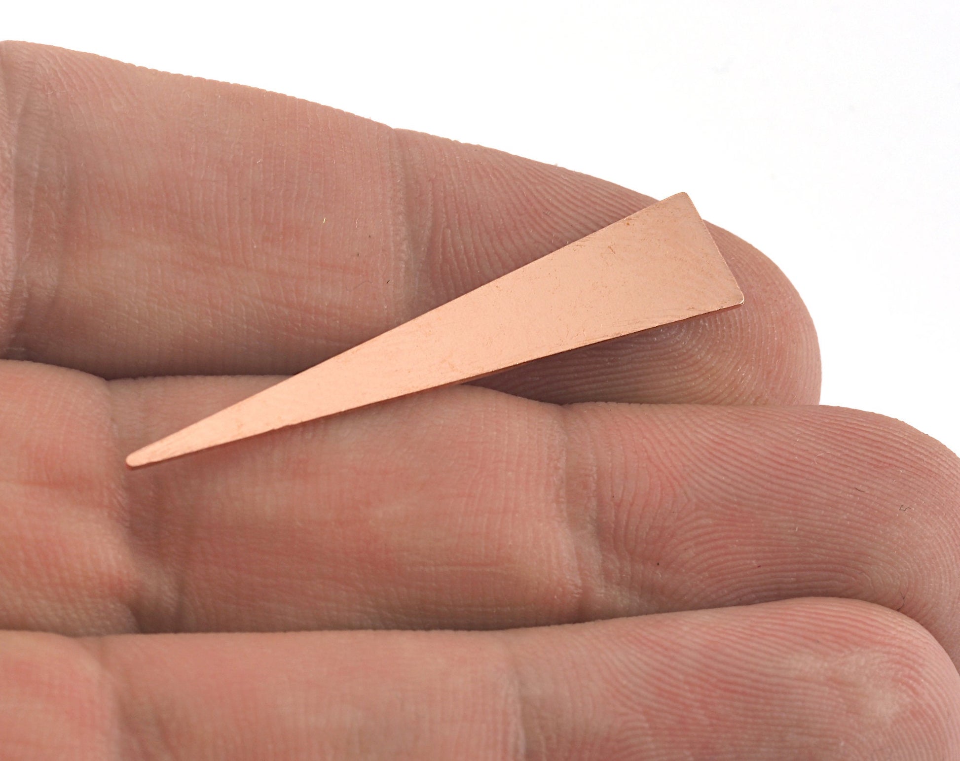 Triangle Raw Copper 40x8mm (0.8mm thickness) no hole charms findings OZ2564-120