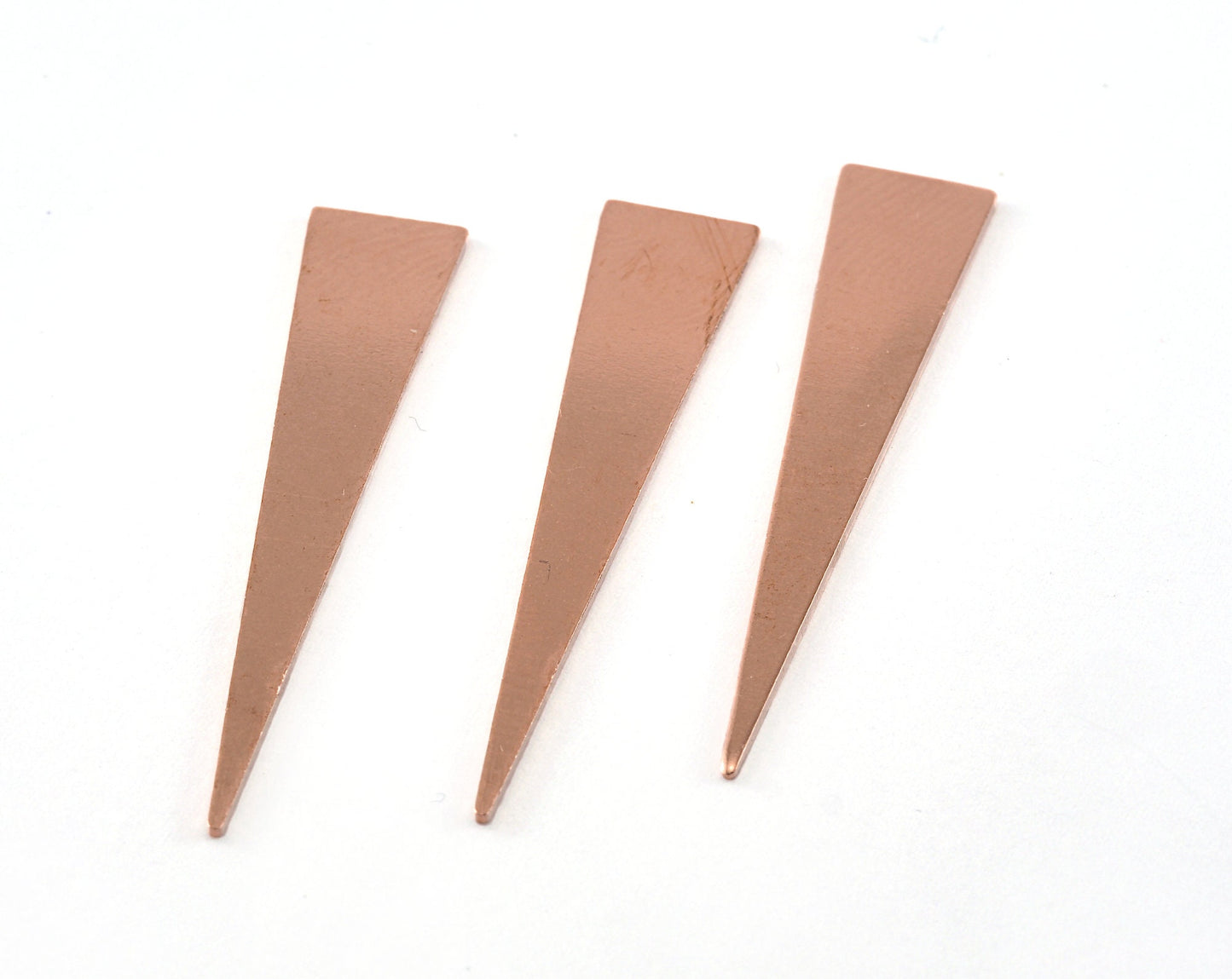 Triangle Raw Copper 40x8mm (0.8mm thickness) no hole charms findings OZ2564-120